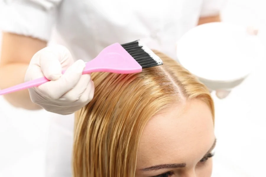 رنگ نگرفتن رنگساژ روی دکلره