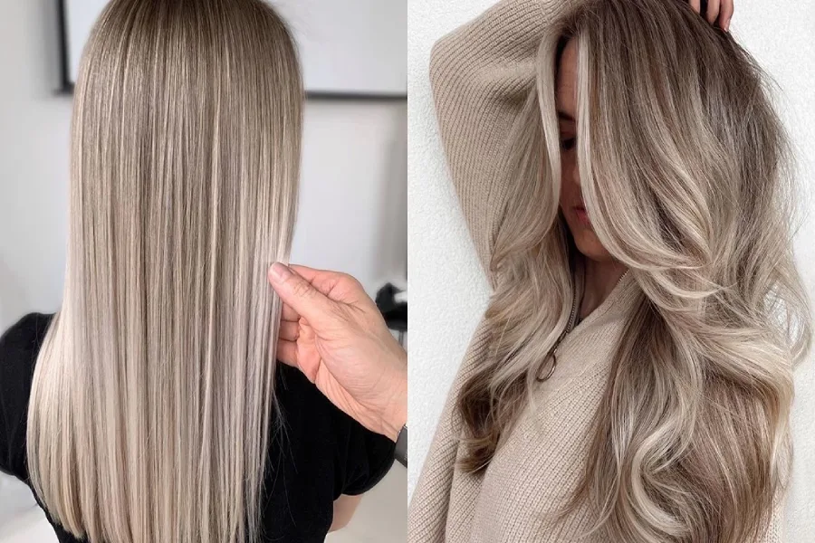 رنگ مو بالیاژ برای عروس