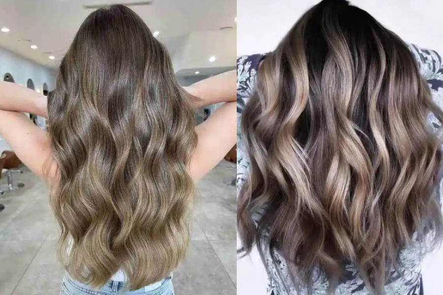رنگ مو بالیاژ برای عروس